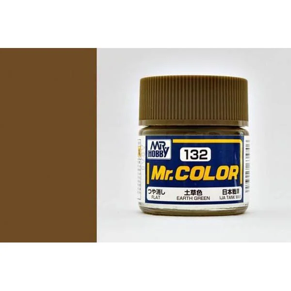 Mr.Hobby Mr.Color C132 Earth Green Flat (10ml) 4973028635706 (สี) Mr.Hobby Mr.Color C132 Earth Green Flat (10ml) 4973028635706 (สี)