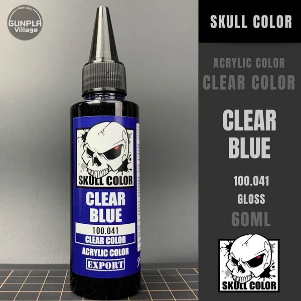 Skull Color 100.041 Clear Blue 60 ml (Clear Color) 8853100903410 (สี) Skull Color 100.041 Clear Blue 60 ml (Clear Color) 8853100903410 (สี)