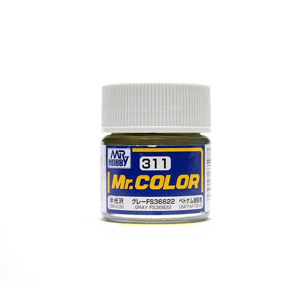 Mr.Hobby Mr.Color C311 Gray FS26622 Semi-Gloss (10ml) 4973028635973 (สี) Mr.Hobby Mr.Color C311 Gray FS26622 Semi-Gloss (10ml) 4973028635973 (สี)