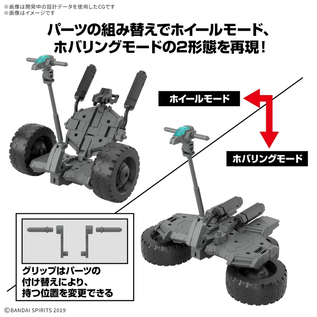 Bandai 30MM Extended Armament Vehicle (Wheel Mobile Ver) 4573102683618 (Plastic Model) Bandai 30MM Extended Armament Vehicle (Wheel Mobile Ver) 4573102683618 (Plastic Model)
