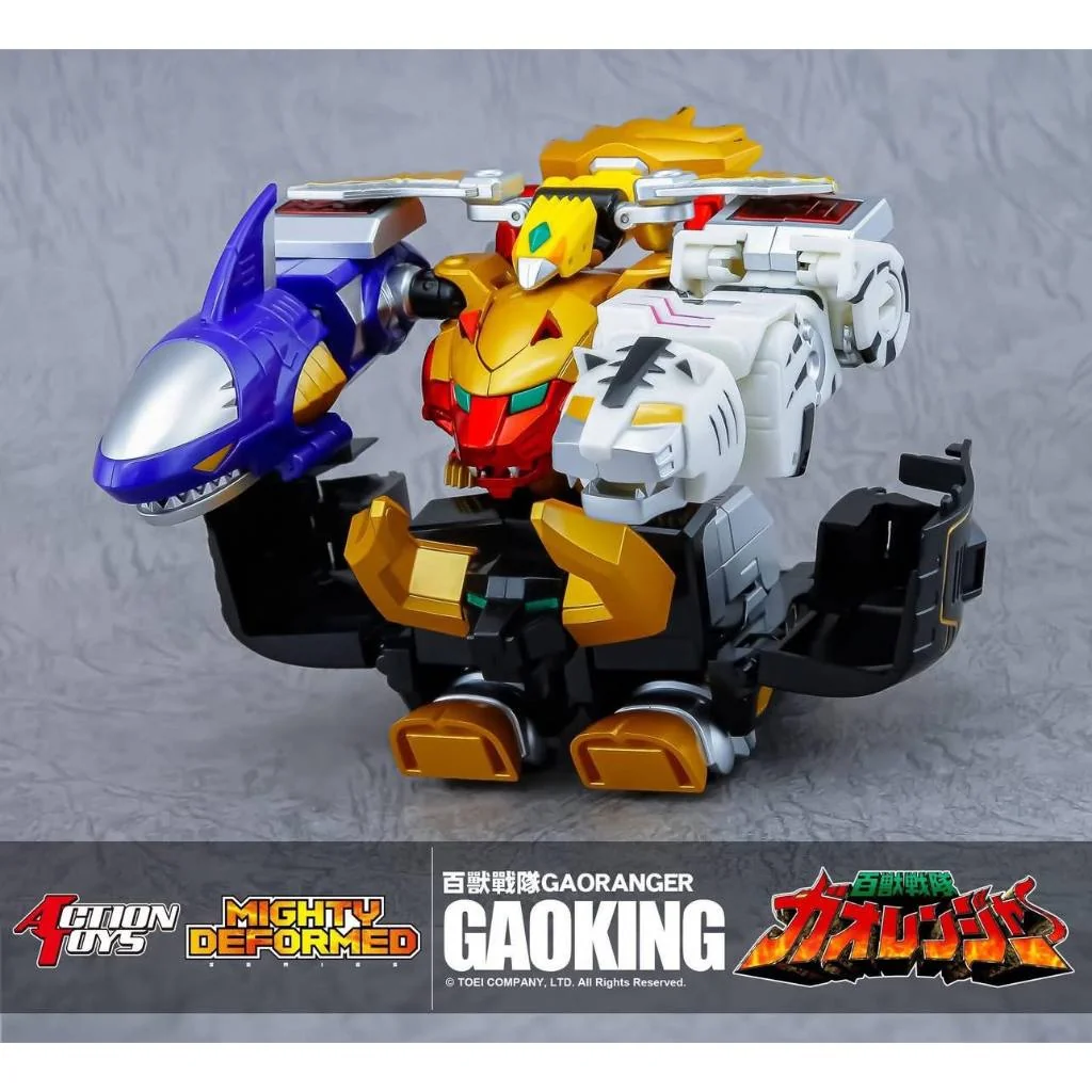 [Pre Order 08/2569] Action Toys Mighty Deformed Hyakuju Sentai Gaoranger GaoKing 4582119842246 (Action Figure)