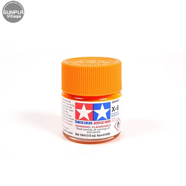 Tamiya 81506 Acrylic Mini X-6 Orange 45032752 4950344068968 (สี) Tamiya 81506 Acrylic Mini X-6 Orange 45032752 4950344068968 (สี)