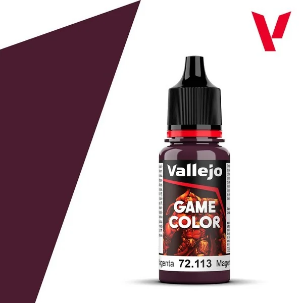 Vallejo Game Color 72.113 Deep Magenta 18 ml 8429551721134 (สี)