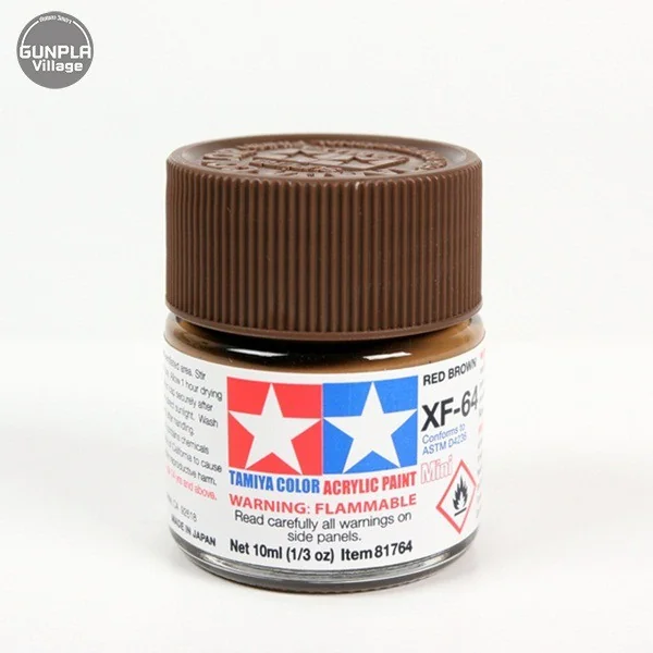 Tamiya 81764 Acrylic Mini XF-64 Red Brown 45035906 (สี) Tamiya 81764 Acrylic Mini XF-64 Red Brown 45035906 (สี)