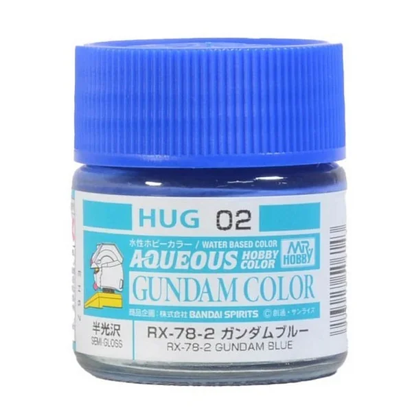 Mr.Hobby Aqueous Gundam Color HUG02 RX-78-2 Gundam Blue 10ml 4973028506143 (สี) Mr.Hobby Aqueous Gundam Color HUG02 RX-78-2 Gundam Blue 10ml 4973028506143 (สี)
