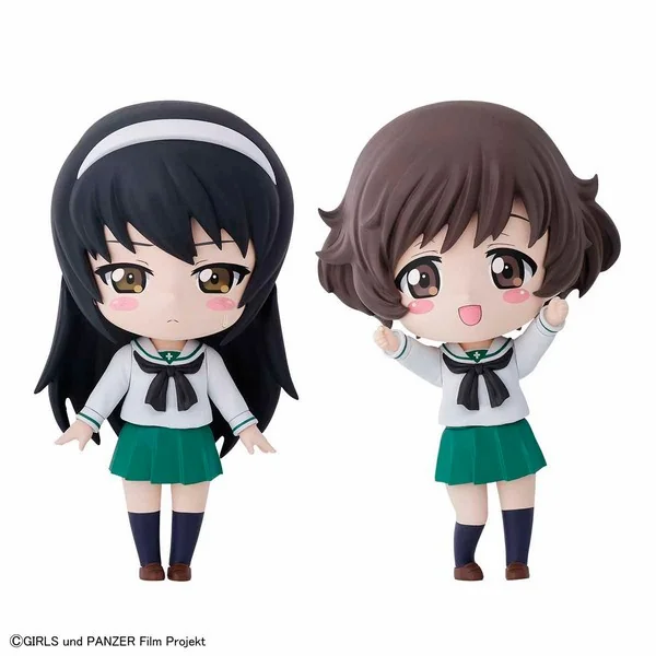 Bandai Petiture-rise Girls und Panzer Yukari , Mako Set 4549660176213 (Plastic Model) Bandai Petiture-rise Girls und Panzer Yukari , Mako Set 4549660176213 (Plastic Model)