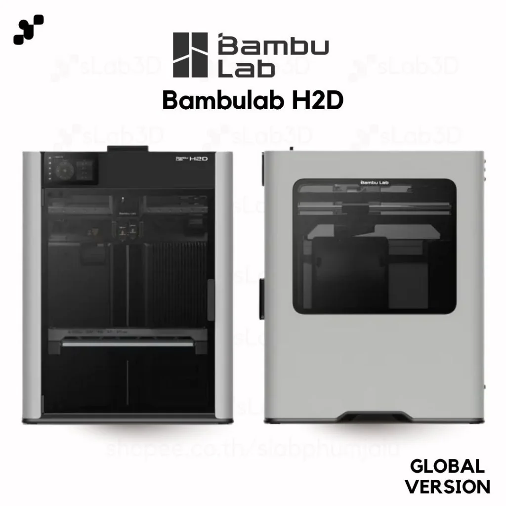Bambulab H2D เครื่องพิมพ์สามมิติ (3D Printer) | Global Version เครื่องประกันไทย