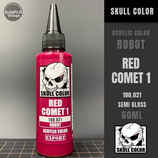 Skull Color 100.021 Red Comet 1 60 ml (Robot) 8853100903212 (สี) Skull Color 100.021 Red Comet 1 60 ml (Robot) 8853100903212 (สี)