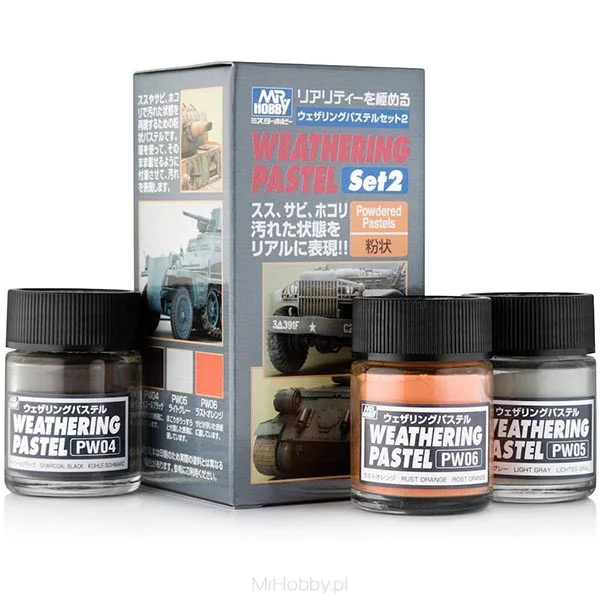 Mr.hobby MR.WEATHERING PP102 PASTEL SET 2 4973028135954 สี (Tool) Mr.hobby MR.WEATHERING PP102 PASTEL SET 2 4973028135954 สี (Tool)