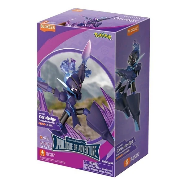 Blokees Pokemon 74103 Pokemon Classic Edition CV-L Ceruledge 810181530384 (Figure) Blokees Pokemon 74103 Pokemon Classic Edition CV-L Ceruledge 810181530384 (Figure)