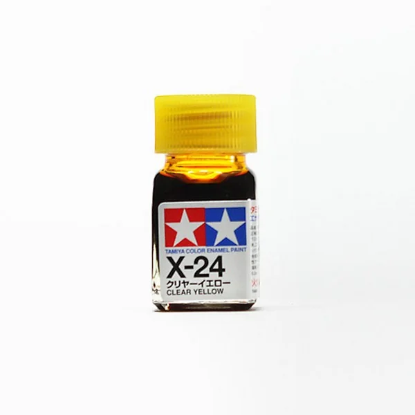 Tamiya Enamel Color 80024 X-24 Clear Yellow (Gloss Clear) 4950344066964 (สี) Tamiya Enamel Color 80024 X-24 Clear Yellow (Gloss Clear) 4950344066964 (สี)