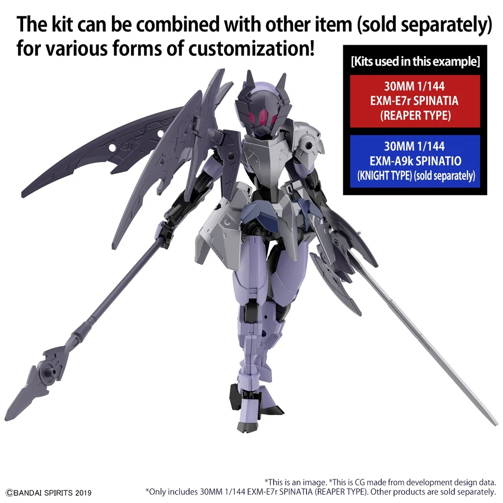Bandai 30MM EXM-E7r Spinatia (Reaper Type) 4573102640178 (Plastic Model)