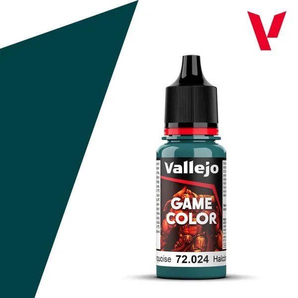 Vallejo Game Color 72.024 Turquoise 18 ml 8429551720243 (สี) Vallejo Game Color 72.024 Turquoise 18 ml 8429551720243 (สี)