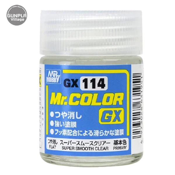 Mr.Hobby MR.CLEAR COLOR GX114 Super Smooth Clear Flat 4973028631951 (สี) Mr.Hobby MR.CLEAR COLOR GX114 Super Smooth Clear Flat 4973028631951 (สี)