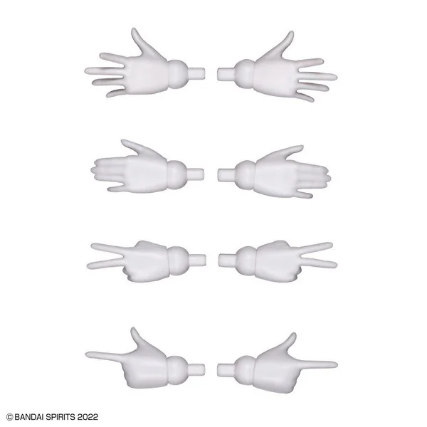 Bandai 30MS Option Hand Parts (White/Black) 4573102633590 (Plastic Model) Bandai 30MS Option Hand Parts (White/Black) 4573102633590 (Plastic Model)