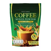 กาแฟปรุงสำเร็จชนิดผง ผสม สารสกัดจากจมูกข้าว