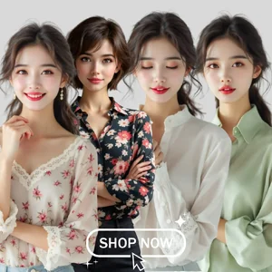 เสื้อแฟชั่น เสื้อใส่ทำงาน Lady Tops