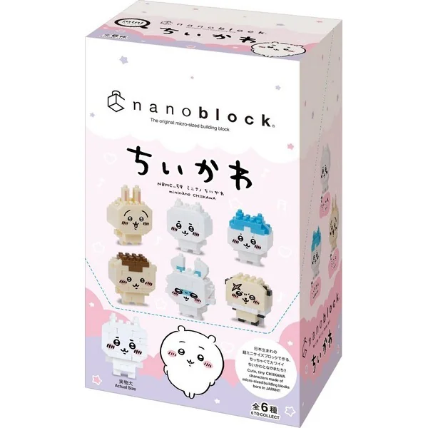 Kawada nanoblock mininano NBMC_59S Chikawa (Box of 6) 4972825227565 (นาโนบล็อค) image 1 Kawada nanoblock mininano NBMC_59S Chikawa (Box of 6) 4972825227565 (นาโนบล็อค) image 1
