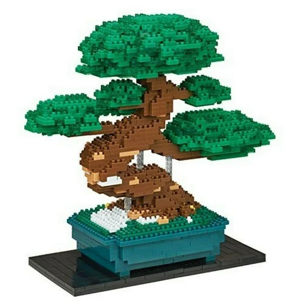 Kawada nanoblock NB-039 Bonsai Pine Deluxe Edition (Bonsai Matsu) 4972825210116 (นาโนบล็อค) image 3