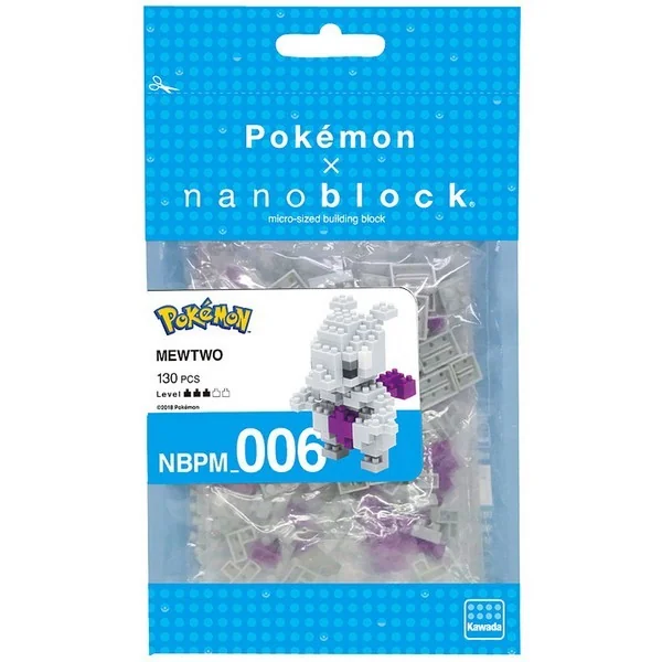 Kawada nanoblock Pokemon NBPM_006 Mewtwo 4972825146811 (นาโนบล็อค) image 1 Kawada nanoblock Pokemon NBPM_006 Mewtwo 4972825146811 (นาโนบล็อค) image 1