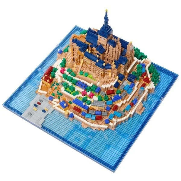 Kawada nanoblock NB-059 Mont Saint-Michel Deluxe Edition 4972825228449 (นาโนบล็อค) image 5 Kawada nanoblock NB-059 Mont Saint-Michel Deluxe Edition 4972825228449 (นาโนบล็อค) image 5