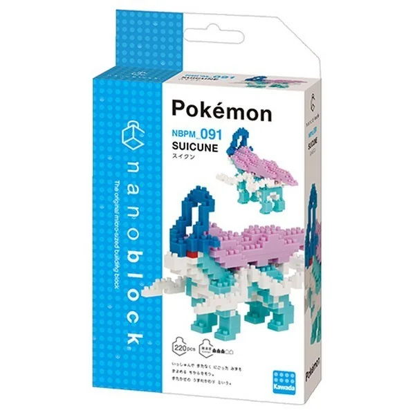 Kawada nanoblock Pokemon NBPM_091 Suicune 4972825221679 (นาโนบล็อค) image 1 Kawada nanoblock Pokemon NBPM_091 Suicune 4972825221679 (นาโนบล็อค) image 1