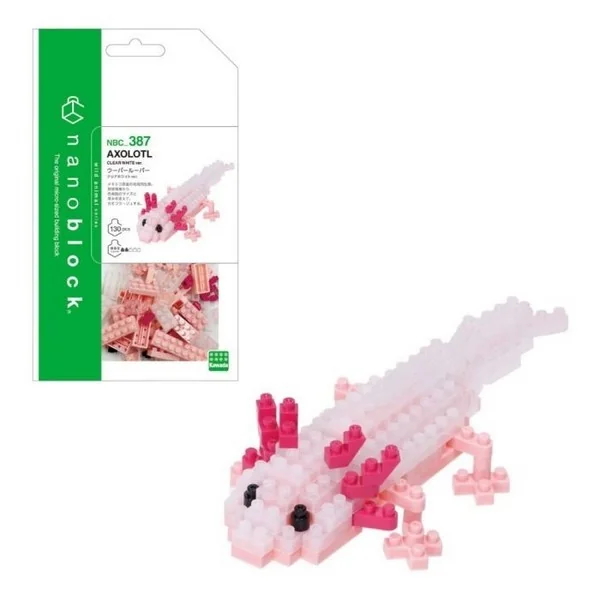 Kawada nanoblock NBC_387 Axolotl Clear White Ver 4972825229682 (นาโนบล็อค) image 3 Kawada nanoblock NBC_387 Axolotl Clear White Ver 4972825229682 (นาโนบล็อค) image 3