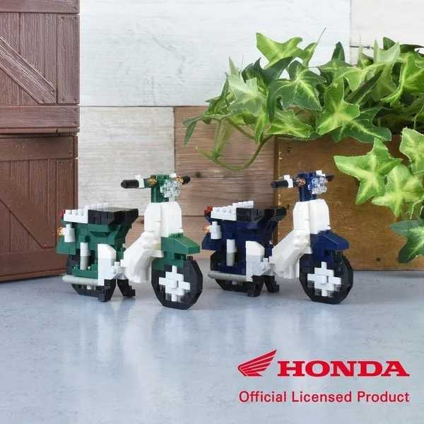 Kawada nanoblock NBC_356 Honda Super Cub 50 (Blue) 4972825222805 (นาโนบล็อค) image 4 Kawada nanoblock NBC_356 Honda Super Cub 50 (Blue) 4972825222805 (นาโนบล็อค) image 4