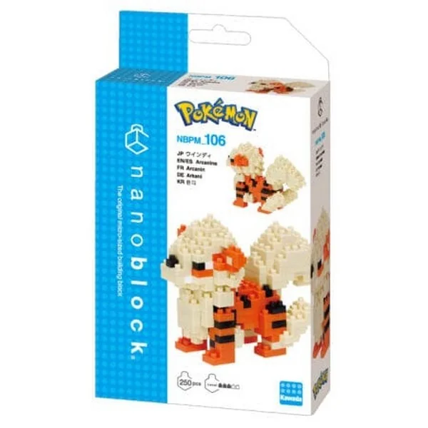 Kawada nanoblock Pokemon NBPM_106 Arcanine 4972825229163 (นาโนบล็อค) image 1