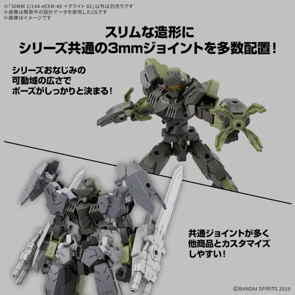 Bandai 30MM eEXM-40 Iglite 02 4573102688705 (Plastic Model) image 6