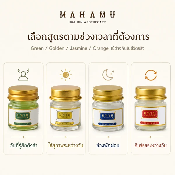 MAHAMU Mini Balm 8g เลือกได้ 4 สูตร image 2 MAHAMU Mini Balm 8g เลือกได้ 4 สูตร image 2