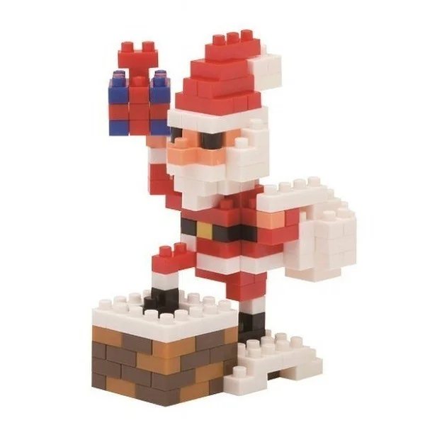 Kawada nanoblock NBC_121 Santa Claus in The Chimney 4972825147047 (นาโนบล็อค) image 2 Kawada nanoblock NBC_121 Santa Claus in The Chimney 4972825147047 (นาโนบล็อค) image 2