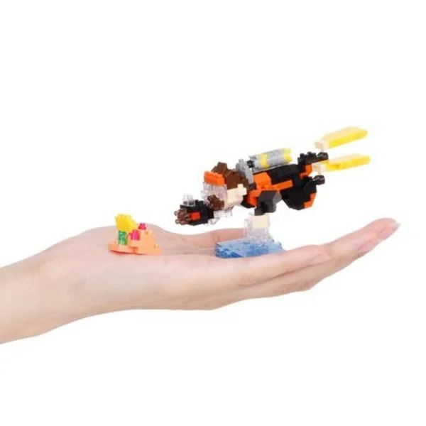 Kawada nanoblock NBC_410 Scuba Diving 4972825236321 (นาโนบล็อค) image 3 Kawada nanoblock NBC_410 Scuba Diving 4972825236321 (นาโนบล็อค) image 3