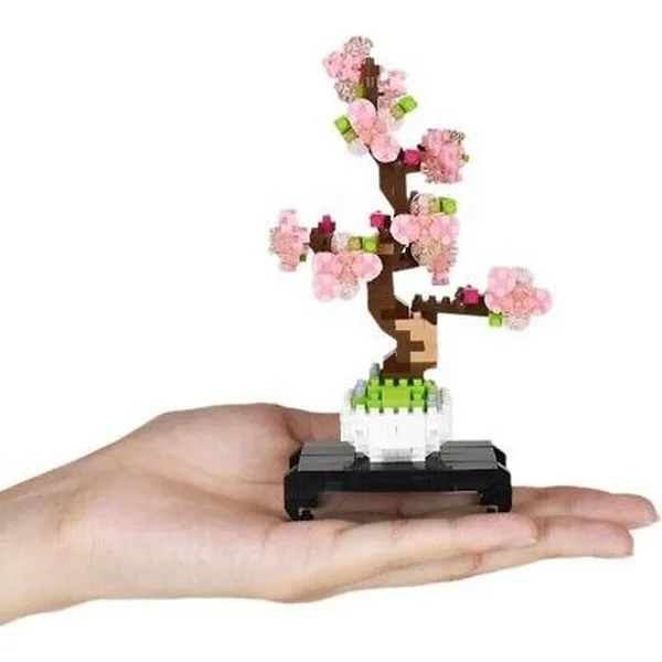 Kawada nanoblock NBH_225 Bonsai Sakura 4972825221730 (นาโนบล็อค) image 3