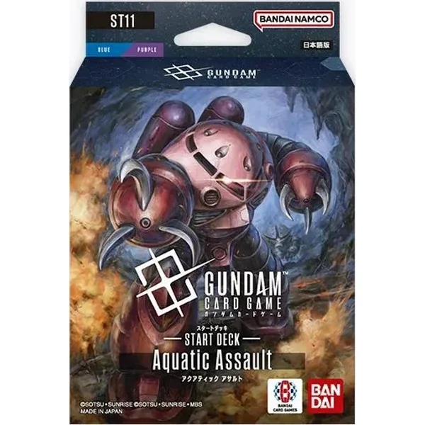 (Pre Order 25/09/2569) Bandai Gundam Card Game Starter Deck ST11 Aquatic Assault (การ์ด) image 1 (Pre Order 25/09/2569) Bandai Gundam Card Game Starter Deck ST11 Aquatic Assault (การ์ด) image 1