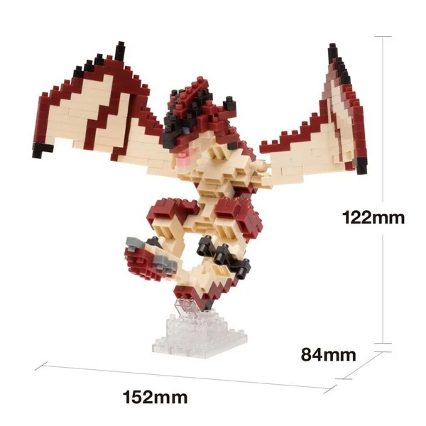 Kawada nanoblock Monster Hunter NBM-007R Rathalos 4972825236239 (นาโนบล็อค) image 4 Kawada nanoblock Monster Hunter NBM-007R Rathalos 4972825236239 (นาโนบล็อค) image 4