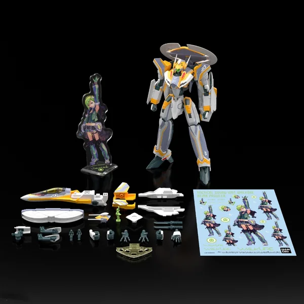 Bandai HG 1/100 VF-31E Siegfried (Chuck Mustang) Deluxe Set 4573102725455 (Plastic Model) image 2 Bandai HG 1/100 VF-31E Siegfried (Chuck Mustang) Deluxe Set 4573102725455 (Plastic Model) image 2