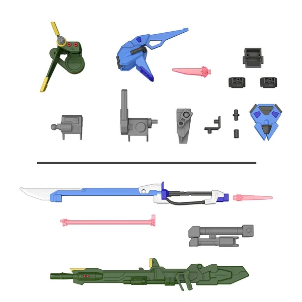 Bandai Option Parts Set Gunpla 02 (Launcher Striker & Sword Striker) 4573102666932 image 2 Bandai Option Parts Set Gunpla 02 (Launcher Striker & Sword Striker) 4573102666932 image 2