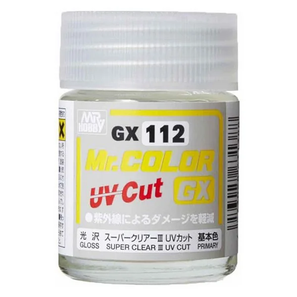 Mr.Hobby MR.CLEAR COLOR GX112 Super Clear III UV Cut Gloss 4973028631388 (สี) image 1