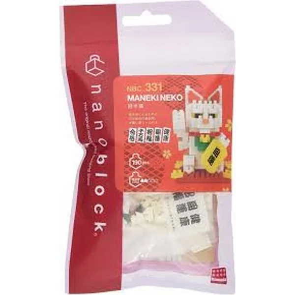 Kawada nanoblock NBC_331 Maneki Neko 4972825219355 (นาโนบล็อค) image 1 Kawada nanoblock NBC_331 Maneki Neko 4972825219355 (นาโนบล็อค) image 1