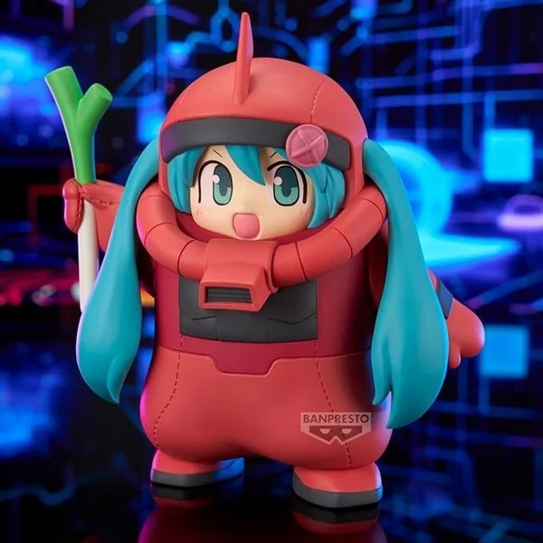 Banpresto Gundam 45th x Hatsune Miku Figure Char's Zaku Custom (Hatsune Miku Ver) 4573102711342 (Figure) image 4