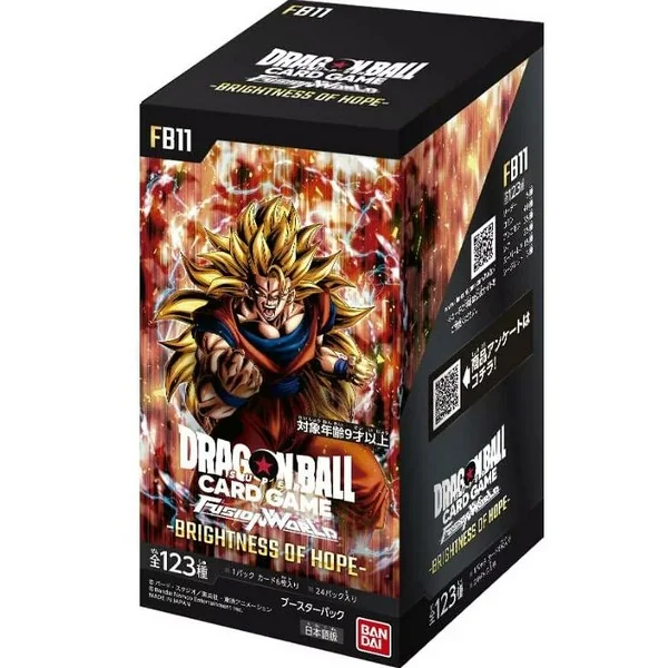 Bandai Dragon Ball Super Card Game Fusion World Booster Pack FB11 Brightness of Hope 4582770066555 (การ์ด) image 1 Bandai Dragon Ball Super Card Game Fusion World Booster Pack FB11 Brightness of Hope 4582770066555 (การ์ด) image 1