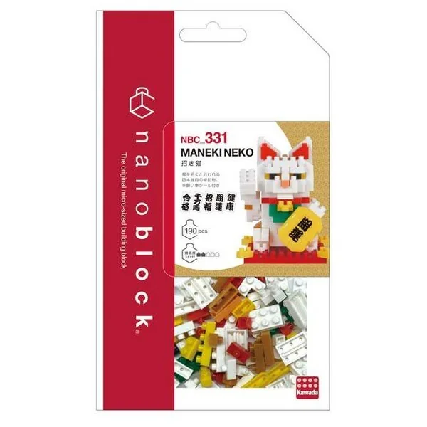 Kawada nanoblock NBC_331 Maneki Neko 4972825219355 (นาโนบล็อค) image 3 Kawada nanoblock NBC_331 Maneki Neko 4972825219355 (นาโนบล็อค) image 3