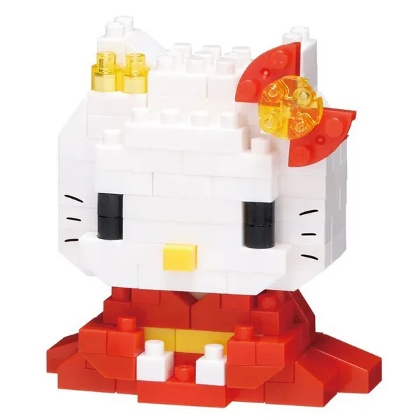 Kawada nanoblock Sanrio NBCC_215 Hello Kitty Kimon 4972825229064 (นาโนบล็อค) image 2