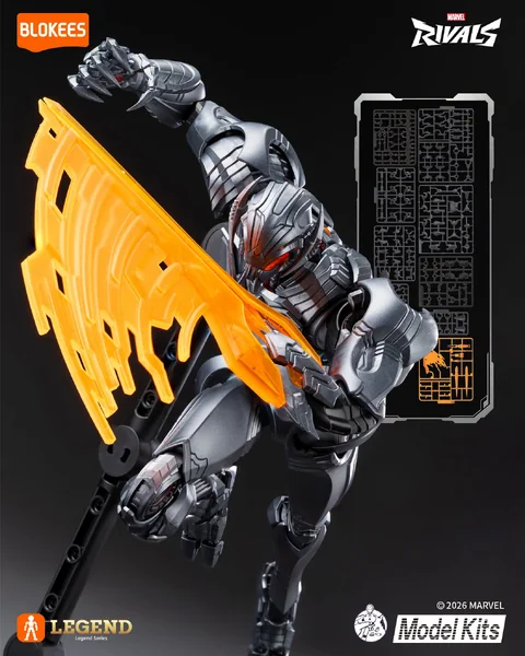 (Pre Order 08/2569) Blokees Marvel Rival 73841 Legend Edition 01 Ultron 810181533057 (Plastic Model) image 5