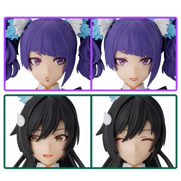 Bandai 30MS Option Hair Style & Face Parts Set (Mamimi Tanaka / Sakuya Shirase) 4573102674470 (Plastic Model) image 2 Bandai 30MS Option Hair Style & Face Parts Set (Mamimi Tanaka / Sakuya Shirase) 4573102674470 (Plastic Model) image 2