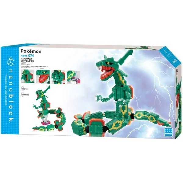 Kawada nanoblock Pokemon NBPM_074 Rayquaza Extreme DX 4972825220481 (นาโนบล็อค) image 1 Kawada nanoblock Pokemon NBPM_074 Rayquaza Extreme DX 4972825220481 (นาโนบล็อค) image 1