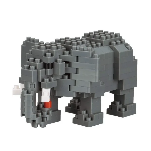 Kawada nanoblock NBC_295 African Elephant 4972825214589 (นาโนบล็อค) image 2 Kawada nanoblock NBC_295 African Elephant 4972825214589 (นาโนบล็อค) image 2
