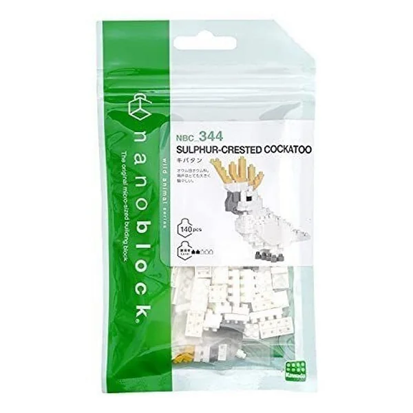 Kawada nanoblock NBC_344 Sulphur-Crested Cockatoo 4972825221365 (นาโนบล็อค) image 1 Kawada nanoblock NBC_344 Sulphur-Crested Cockatoo 4972825221365 (นาโนบล็อค) image 1