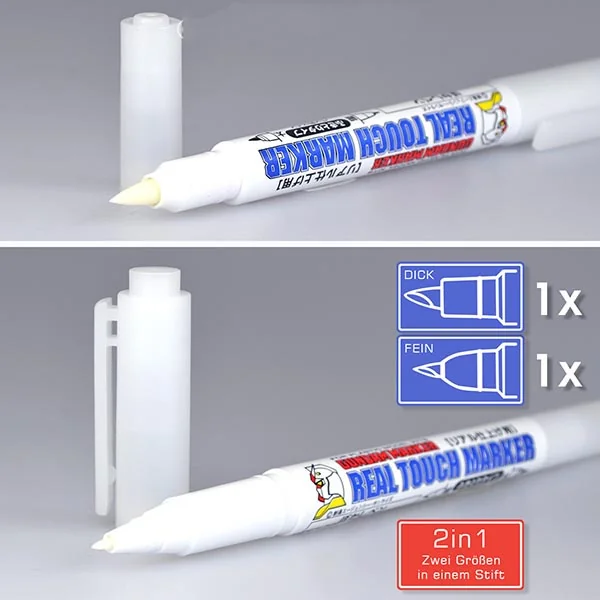 Mr.Hobby Gundam Real Touch Marker GM400 (ปากกาลบ) 4973028035353 image 5
